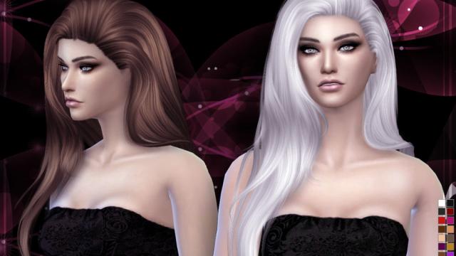 Stealthic - Captivated (Female Hair) для The Sims 4