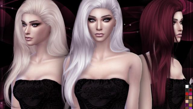 Stealthic - Captivated (Female Hair) для The Sims 4