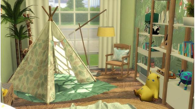 Forest Kidsroom для The Sims 4