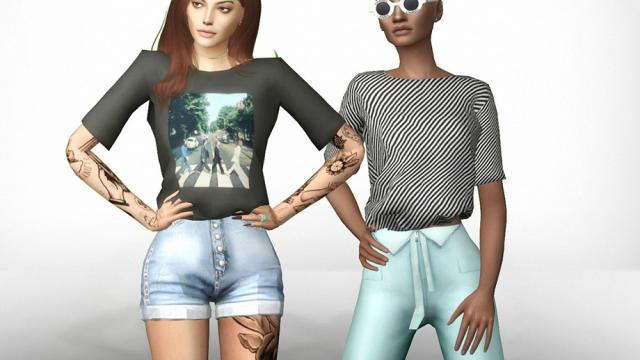 Gretta Tee for The Sims 4