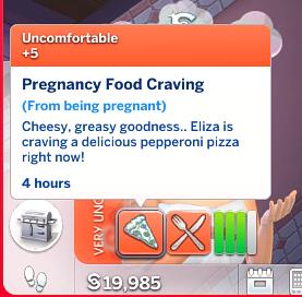 Pregnancy Cravings for The Sims 4