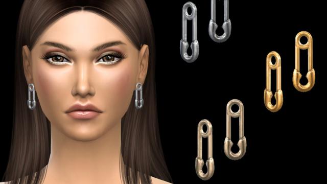 NataliS_Safety pin earrings