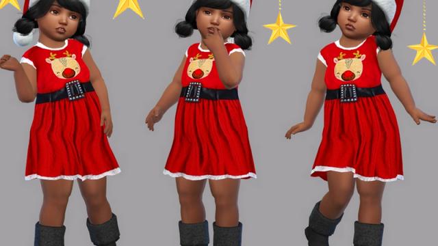 Holiday Wonderland - Dress baby Nanda