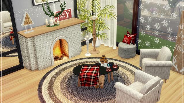 Holiday Time of Joy - Bedroom для The Sims 4