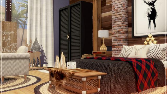 Holiday Time of Joy - Bedroom для The Sims 4