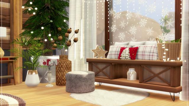 Holiday Time of Joy - Bedroom для The Sims 4