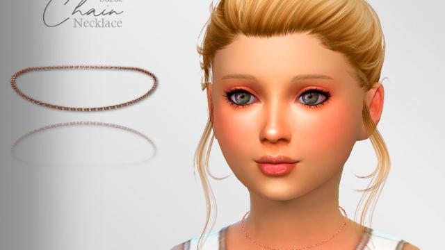 [Suzue] Chain Child Necklace