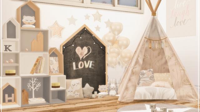 Emma Kidsroom для The Sims 4