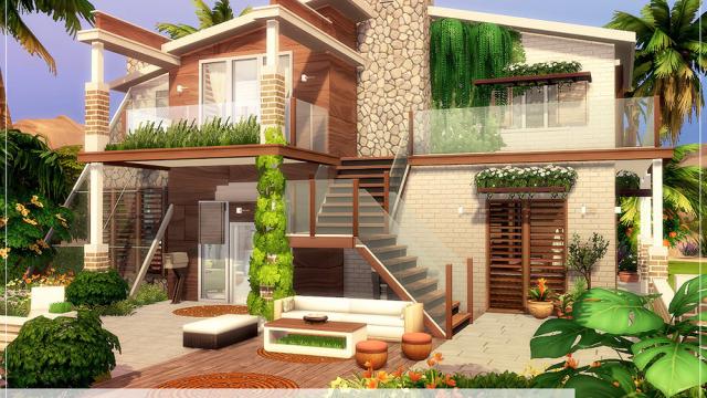 Touch of Tropics II для The Sims 4