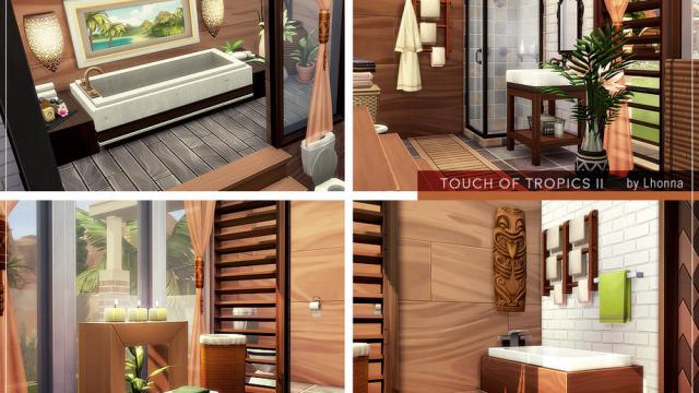 Touch of Tropics II для The Sims 4