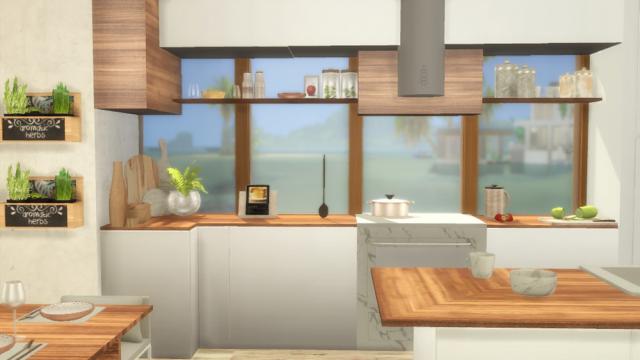 Marissa - kitchen для The Sims 4