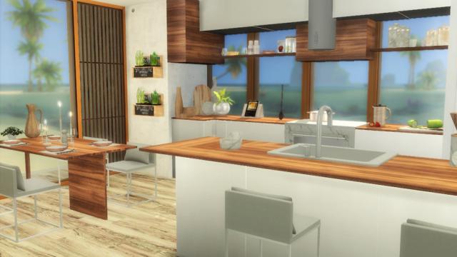 Marissa - kitchen для The Sims 4