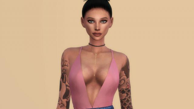 Hanna Bodysuit || Christopher067 for The Sims 4