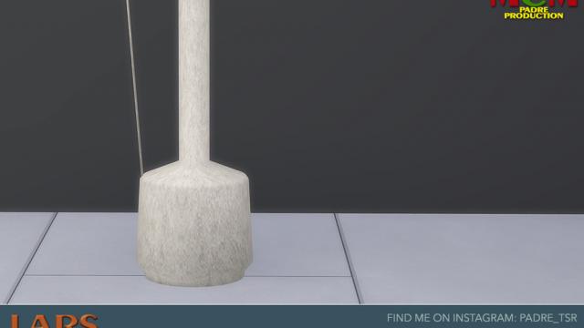 Lars Living Room - Single Vase with Handle для The Sims 4