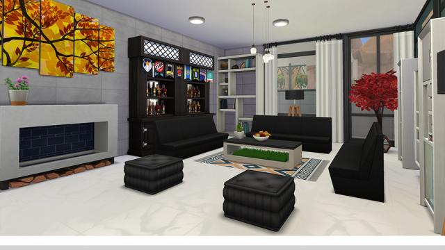 Lalinna Modern NoCC for The Sims 4