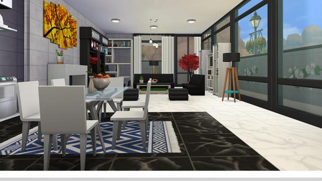 Lalinna Modern NoCC for The Sims 4
