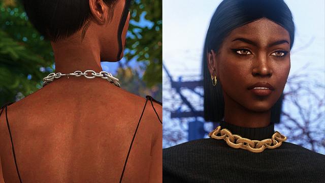 Chunky Chain for The Sims 4