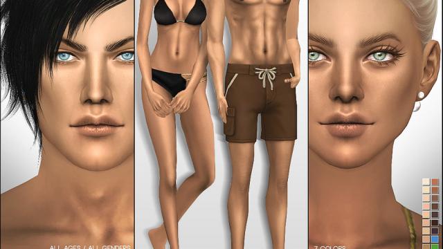 PS Mineral Skin BASE for The Sims 4