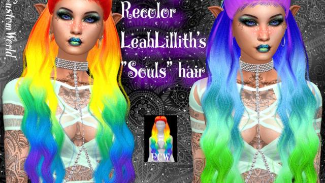 Fantasy Recolor of LeahLillith's Souls hair