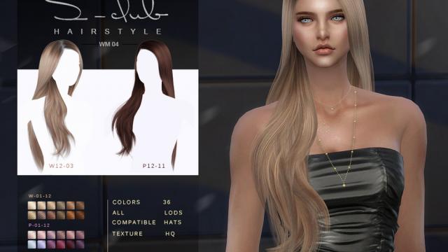 S-Club ts4 WM Hair 202109