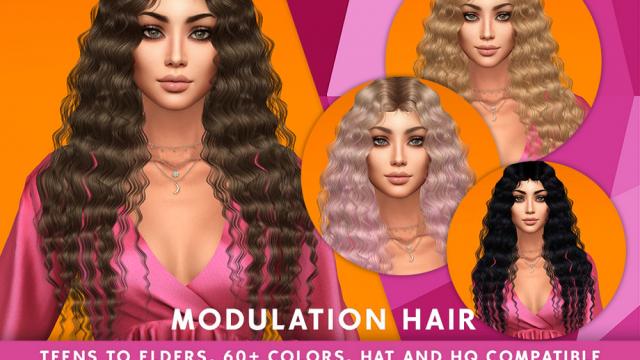 SonyaSims Modulation Hair - Females - Patreon Early Access