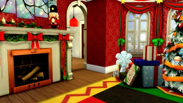 Gingerbread house for The Sims 4