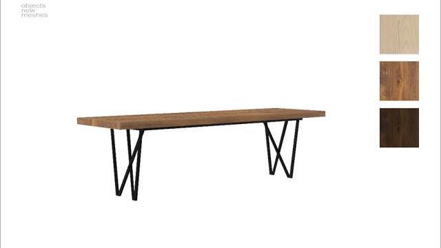 [Sandra diningroom] - dining table long