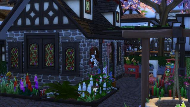 Grandma Red House для The Sims 4