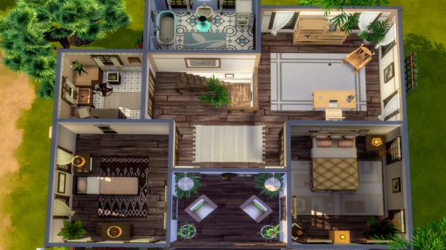 Wakab Family Townhouse для The Sims 4