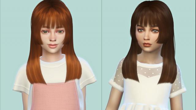 DaisySims Child Hair G21C for The Sims 4