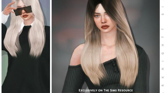 Alia Hairstyle для The Sims 4