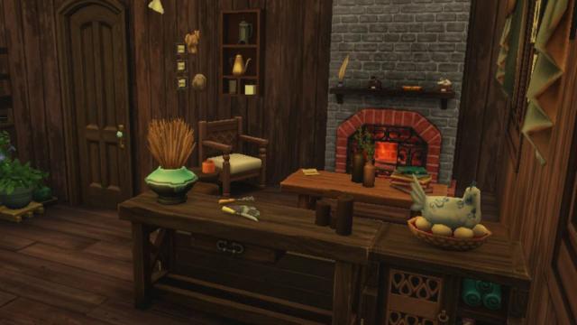 Forest hut для The Sims 4