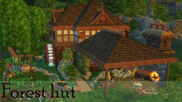 Forest hut для The Sims 4