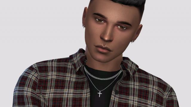 Alexander Necklace  Christopher067 for The Sims 4