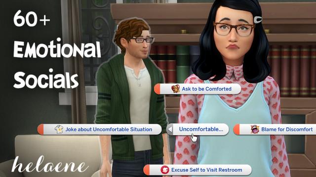 Helaene - Emotional Socials for The Sims 4