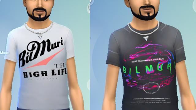 Boketo Media Shirts для The Sims 4