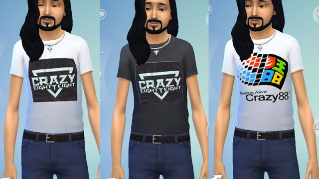 Boketo Media Shirts для The Sims 4