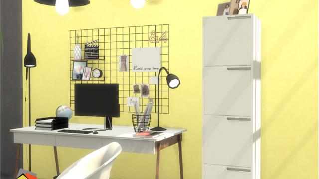 Holmes Study Room для The Sims 4