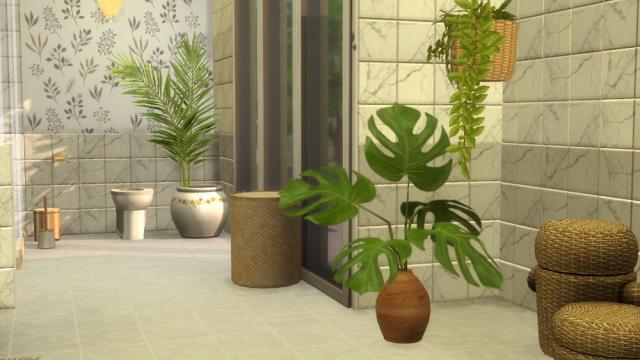 Mariah - bathroom для The Sims 4