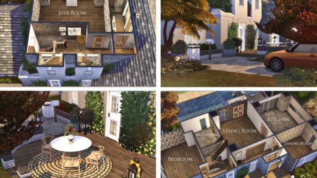 Autumn Grace - The Lot для The Sims 4