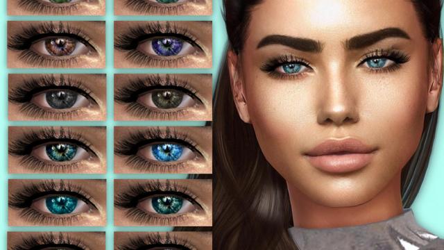 [MH] Eyes N41 для The Sims 4