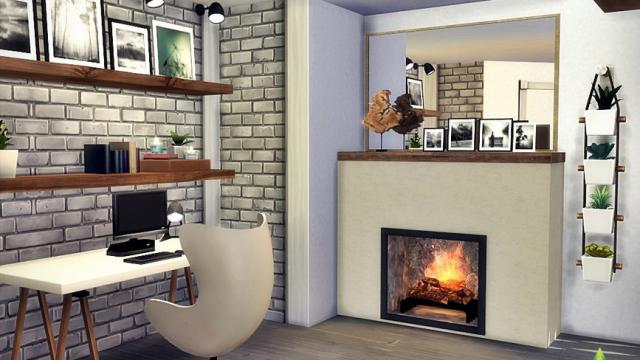 Living Room Aron for The Sims 4