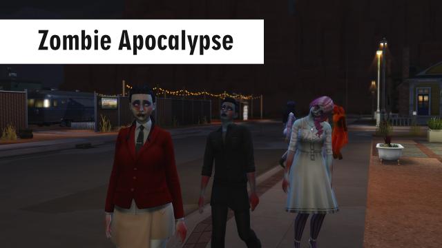 Зомби апокалипсис / Zombie Apocalypse для The Sims 4
