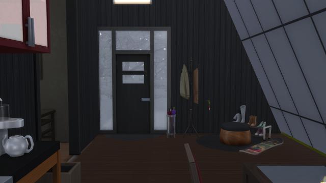 Snowwall Home для The Sims 4