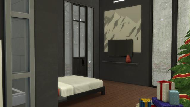 Snowwall Home для The Sims 4