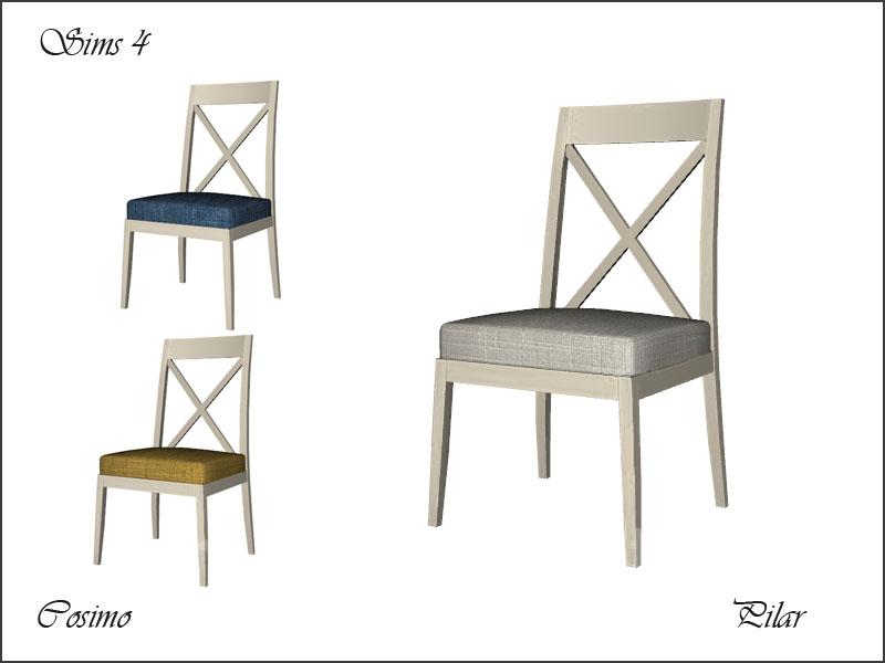 Download Cosimo ChairDining for The Sims 4