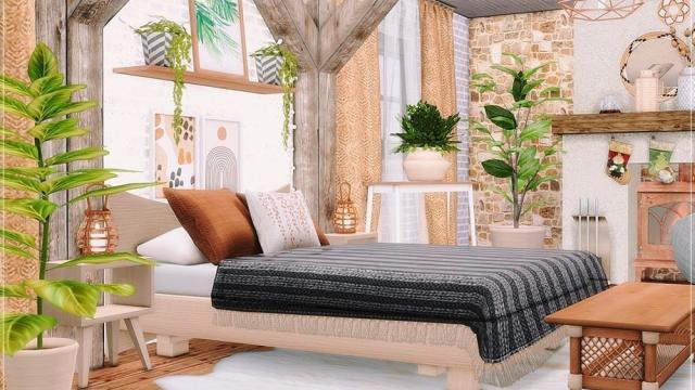 Holiday Season - Bedroom 2 для The Sims 4