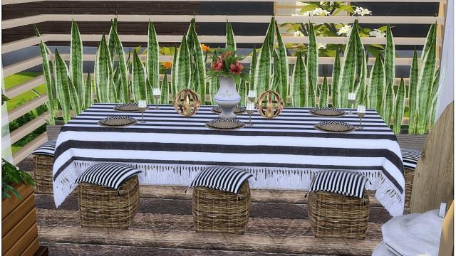 Boho Porch для The Sims 4