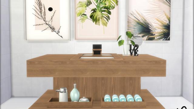 Zen Spa Bath (Room) for The Sims 4