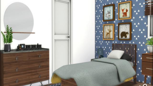 Zen Boy's Room для The Sims 4